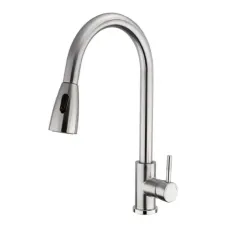 Змішувач Zegor нержавійка для мийки SAP4-H090