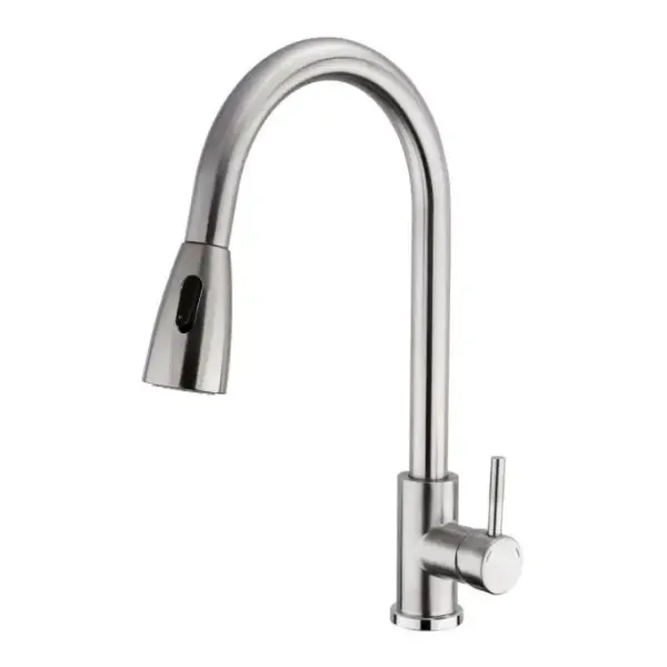 Змішувач Zegor нержавійка для мийки SAP4-H090