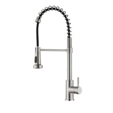 Змішувач Zegor нержавійка для мийки SAP4-G090