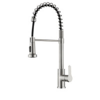 Змішувач Zegor нержавійка для мийки SAP4-G097