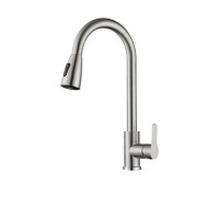 Змішувач Zegor нержавійка для мийки SAP4-H097