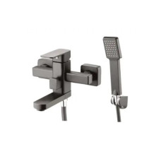 Змішувач Zegor однорукий для ванни короткий LEB3-A123MG/Графіт