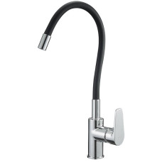 Змішувач Zegor для мийки EDN4-F166KB/чорний/гнучкий