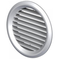 Решітка дверна (VENTS) Ø50 мм сіра