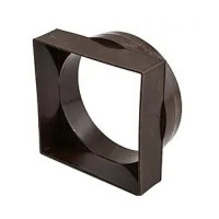 Перехід квадрат 90хØ100 круг (коричневий)