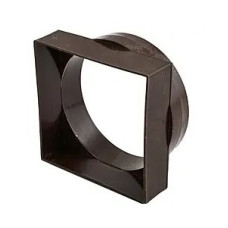 Перехід квадрат 90хØ100 круг (коричневий)
