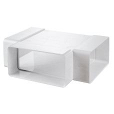 Трійник 60ммx204мм. (пластиковий,плоский)