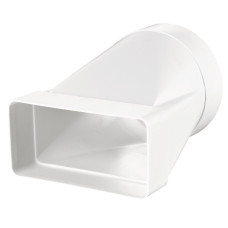 З'єднювач каналів 60x204xØ125мм для пластикових повітроводів