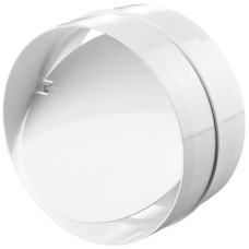 З'єднювач каналів Ø100 мм. (з клапаном)