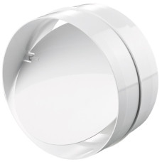 З'єднювач каналів Ø125 мм. (з клапаном)