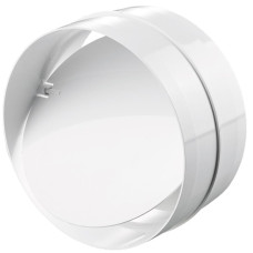 З'єднювач каналів Ø150 мм для пластикових повітроводів (з клапаном)