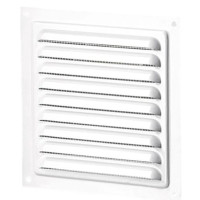 Решітка вентиляційна (VENTS) 150х150 мм біла (металева)