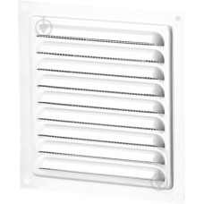 Решітка вентиляційна (VENTS) 200х200 мм біла (металева)
