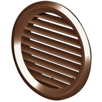 Решітка дверна "VENTS" 80 мм коричнева