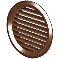 Решітка дверна "VENTS" 80 мм коричнева