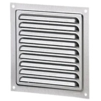 Решітка вентиляційна (VENTS) 125х125 мм цинк (металева)
