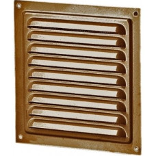 Решітка вентиляційна (VENTS) 150х150 мм коричнева (металева)