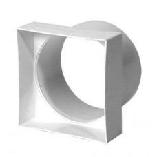 Перехід квадрат 90хØ120 круг (білий)