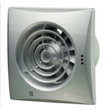 Вентилятор VENTS 100 Квайт ТН алюміній/матовий (таймер+датчик/вологості+зворотній/клапан)