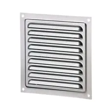 Решітка вентиляційна VENTS 200 цинк/металева