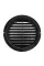 Решітка вентиляційна (VENTS) Ø100 чорна (з москітною сіткою)