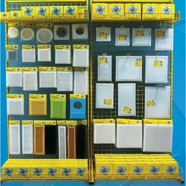 Решітка кругла "Домовент" 125 Д біла+москітна сітка