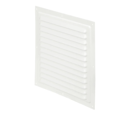 Решітка вентиляційна (VENTS) 125х125 мм біла (металева)