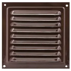 Решітка вентиляційна VENTS 200 коричнева/металева