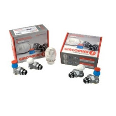 Комплект кутовий (2 крана+термоголовка)