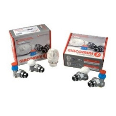 Комплект кутовий (2 крана+термоголовка)