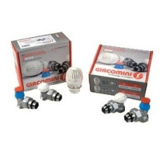 Комплект кутовий (2 крана+термоголовка) в коробці