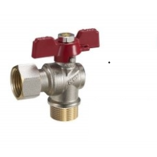 Кран шаровий КУТ 3/4" накидна гайка ZEGOR PN40