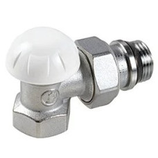 Кутовий відсічний клапан, хром.,з різьбовим з'єднаннями 1/2