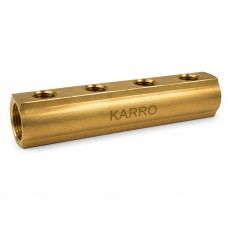 KARRO Колектор 1" х1/2 -4 балка/з отвором