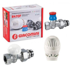 Комплект прямий (2 крана+термоголовка)