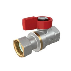 Кран для підключення котла 1/2*1/2 вв (пів метелевий) ПРЯМИЙ