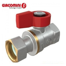 Кран для підключення котла 3/4*3/4 вв (пів метелевий) ПРЯМИЙ