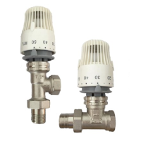 Кран термостатичний RTL 1/2 прямий KARRO (кран+термоголовка)