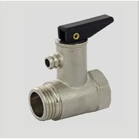 Запобіжний клапан до бойлера 1/2 ВН з ручкою /6.0 бар.