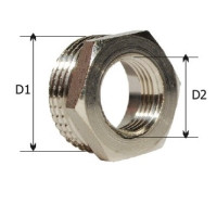 Футорка KARRO 1 1/2з-1в"