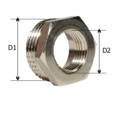 Футорка KARRO 1 1/2з-1в"