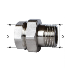 Згін-американка прямий нікель 1 1/4