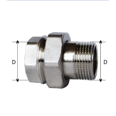 Згін-американка прямий нікель 1 1/2