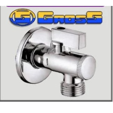 GROSS Кран кутовий кульовий з фільтром 1/2"х1/2"