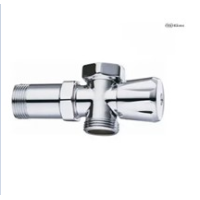 GROSS Кран кутовий кульовий з подовжувачем 3/4