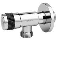 KARRO Кран кутовий нержавійка 1/2"х1/2" 03130S -1