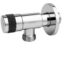 KARRO Кран кутовий нержавійка 1/2"х1/2" 03130S -1