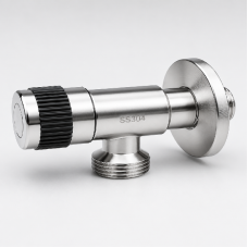 KARRO Кран кутовий нержавійка 1/2"х3/4" 03130S -2