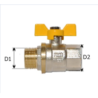 Кран кульовий 3/4" ЗВ(газ)