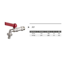 ZEGOR Поливочний кран 1/2